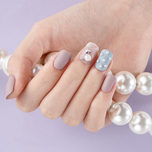 DASHING DIVA Magic Press Mani Pearly Day MDR495 (Fall)