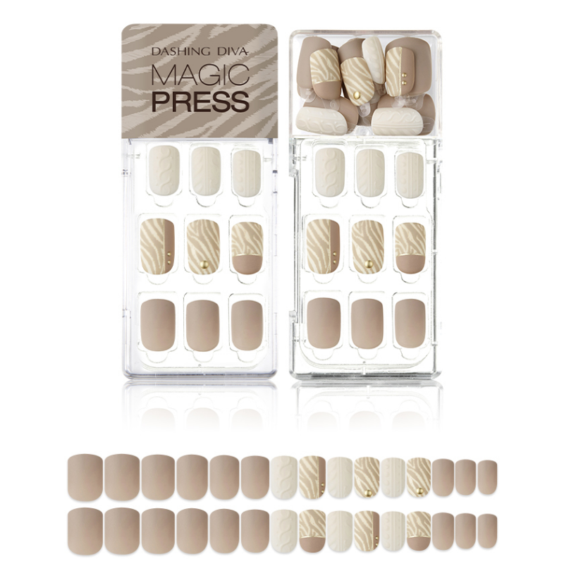 DASHING DIVA Magic Press Mani Tender Beige MDR499 (Fall)