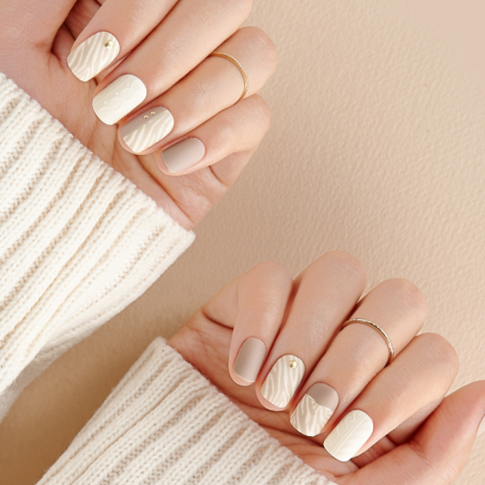 DASHING DIVA Magic Press Mani Tender Beige MDR499 (Fall)