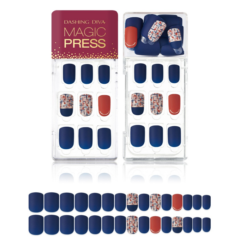 DASHING DIVA Magic Press Mani Tweed Dress MDR541 (GLAM MOVE)