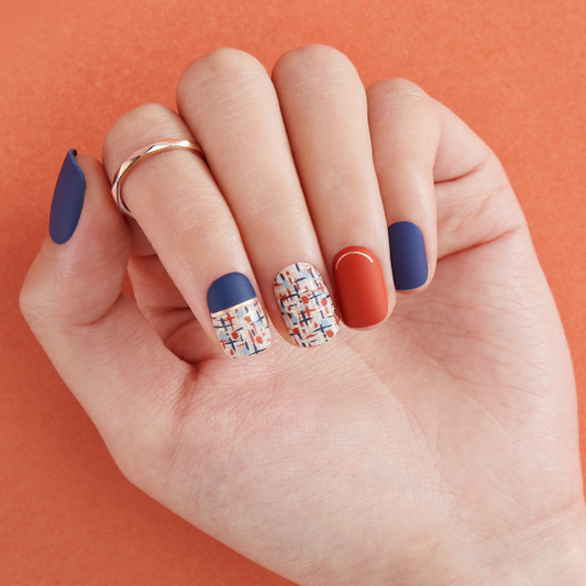 DASHING DIVA Magic Press Mani Tweed Dress MDR541 (GLAM MOVE)