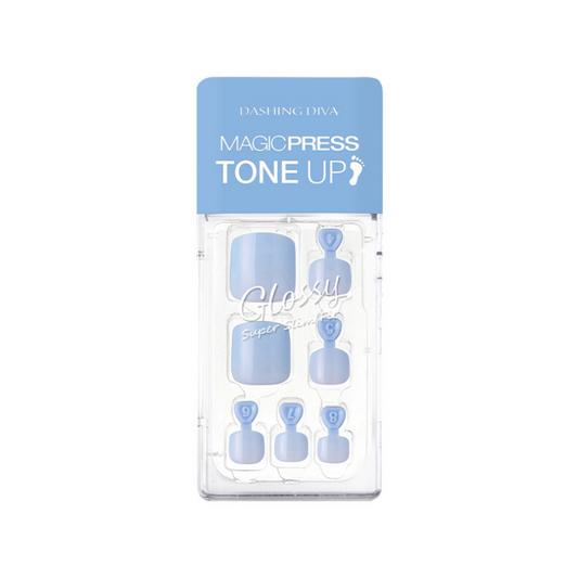 DASHING DIVA Magic Press Tone Up Pedi Frost Blue MDR635P