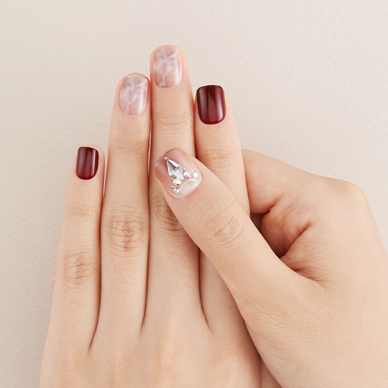 DASHING DIVA Magic Press Big Stone Mani Aria MDR570PS (GLAM MOVE)