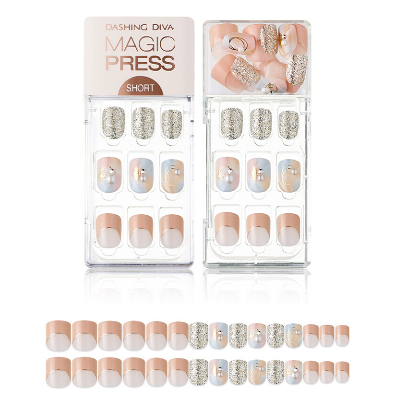 DASHING DIVA Magic Press Short Mani Dreaming U MDR592SS (SOFT SHINE)
