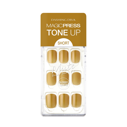 DASHING DIVA Magic Press Tone Up Short Mani Mimosa Gold MDR521SS