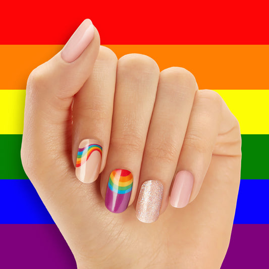 DASHING DIVA Gloss Gel Strip Mani Prism Wave GS148