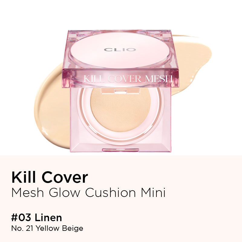 CLIO Kill Cover Mesh Glow Cushion SPF50+ PA++++ - 4 Colors to Choose