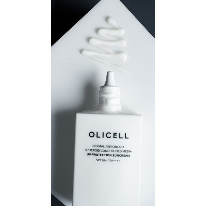 OLICELL Dermal Fibroblast Spheroid Conditioned Media UV Protection Suncream SPF50+ PA++++