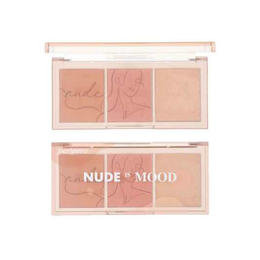 PERIPERA All Take Mood Cheek Palette #01 Nude Is Mood