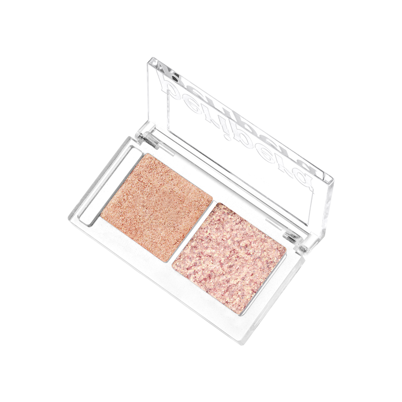 PERIPERA Duo Pocket Glitter Shadow #01 Caramelized Salt