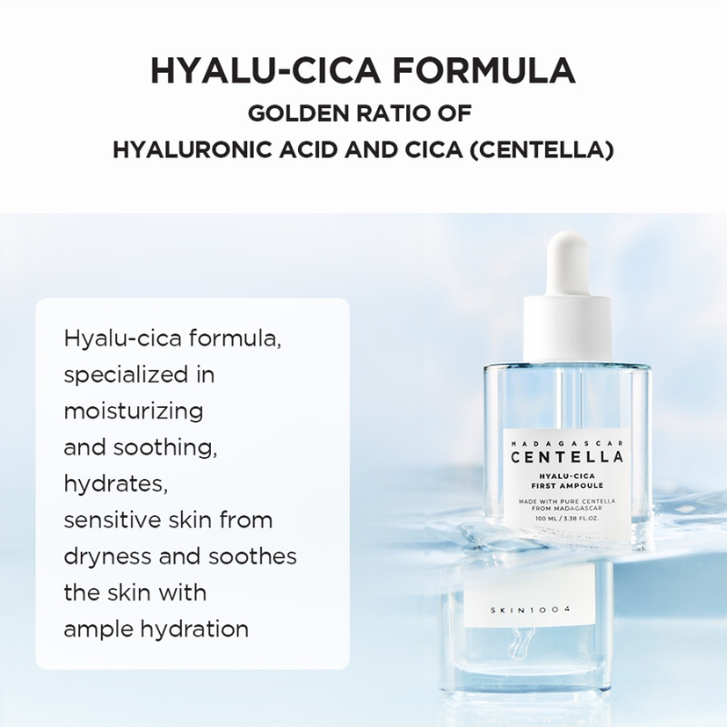 SKIN1004 Madagascar Centella Hyalu-Cica First Ampoule 50ml/100ml