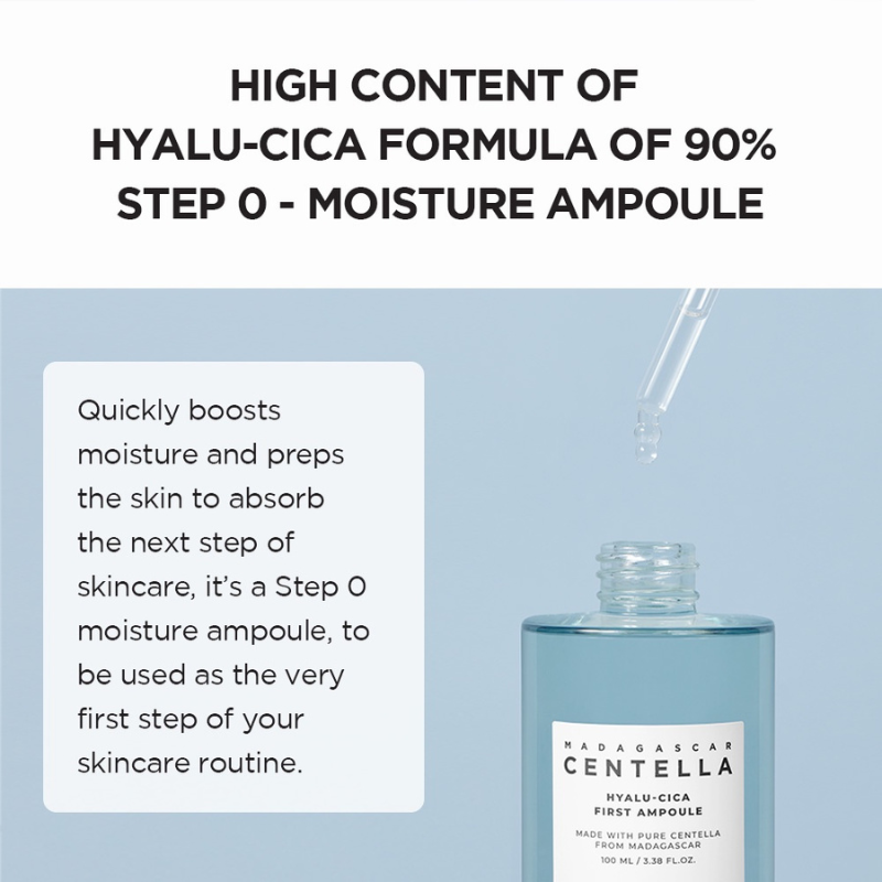 SKIN1004 Madagascar Centella Hyalu-Cica First Ampoule 50ml/100ml