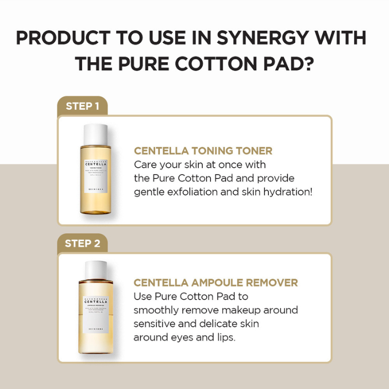 SKIN1004 Madagascar Centella Pure Cotton Pad (60ea)