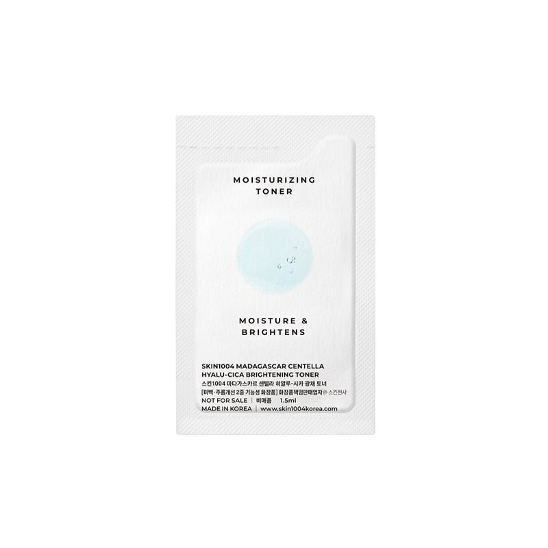 SKIN1004 Madagascar Centella Hyalu-Cica Brightening Toner 1.5ml (Sachets)