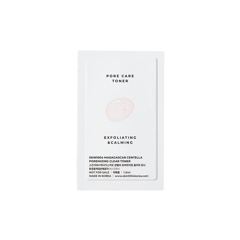 SKIN1004 Madagascar Centella Poremizing Clear Toner 1.5ml (Sachets)