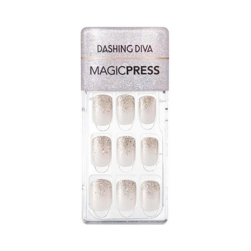 DASHING DIVA Magic Press Mani Silver Rain MDR729
