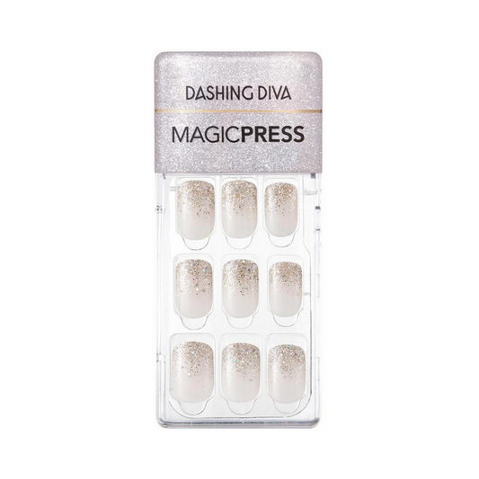 DASHING DIVA Magic Press Mani Silver Rain MDR729