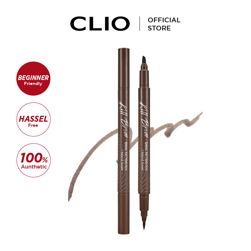 [CLIO] Kill Brow Dual Tattoo Pen Set 02 Light Brown