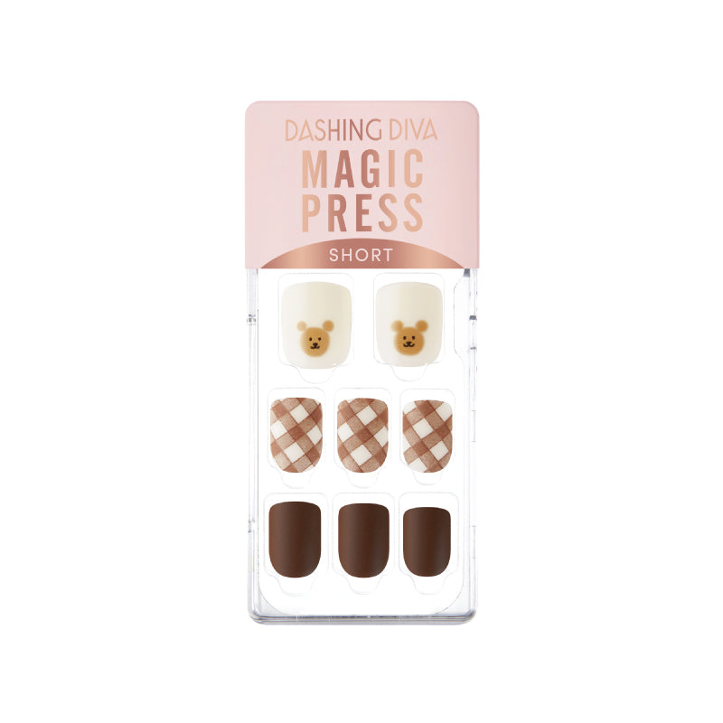 DASHING DIVA Magic Press Mani Bear Bear MGL057SS