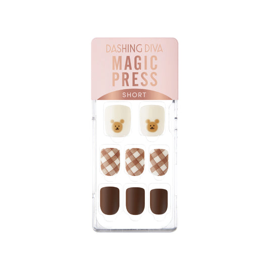 DASHING DIVA Magic Press Mani Bear Bear MGL057SS