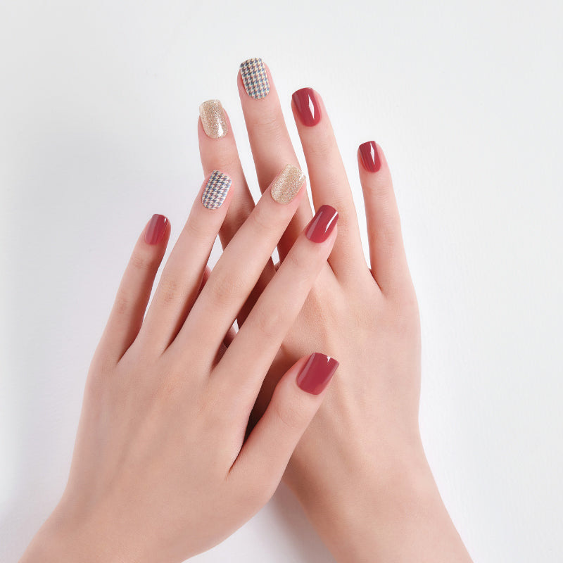 DASHING DIVA Magic Press Mani Awesome Check MGL061