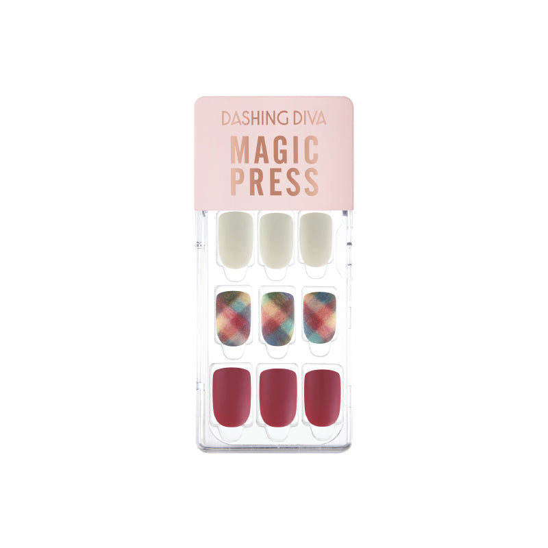 DASHING DIVA Magic Press Mani Ombre Check MGL067