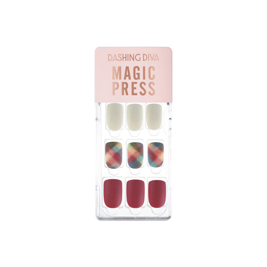 DASHING DIVA Magic Press Mani Ombre Check MGL067