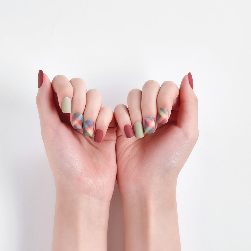 DASHING DIVA Magic Press Mani Ombre Check MGL067