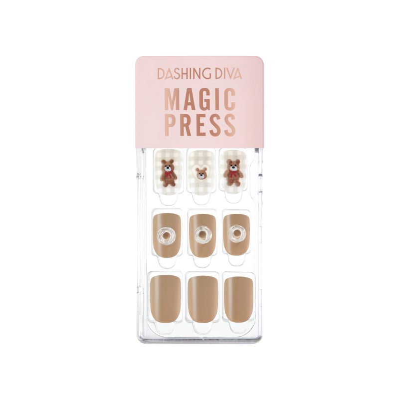 DASHING DIVA Magic Press Mani Love Bear MGL072