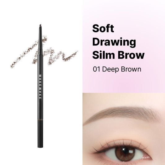 WAKEMAKE SOFT DRAWING SILM BROWN - 4 colors to choose