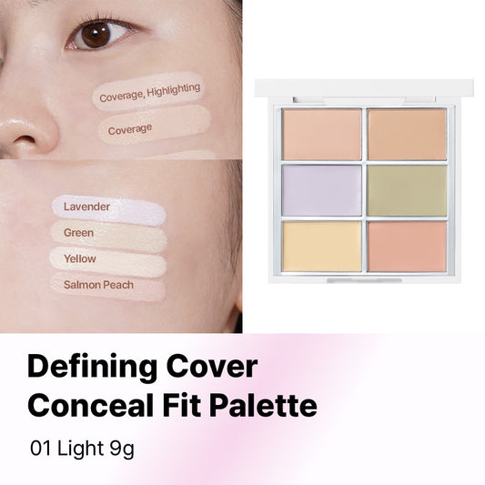 WAKEMAKE DEFINING COVER CONCEALFIT PALETTE - 2 colors to choose
