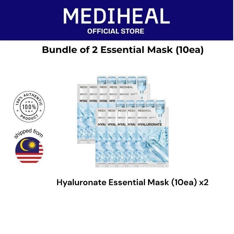 Bundle of 2 Mediheal Essential Mask (10ea x2)