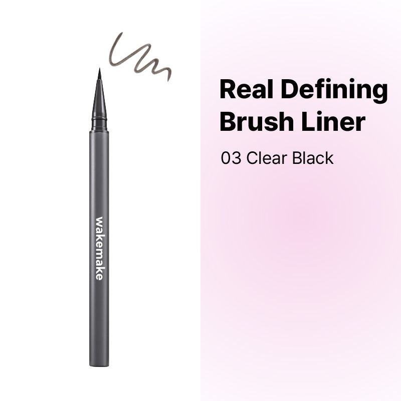 WAKEMAKE REAL DEFINING BRUSH LINER - 4 colors to choose
