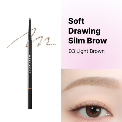 WAKEMAKE SOFT DRAWING SILM BROWN - 4 colors to choose