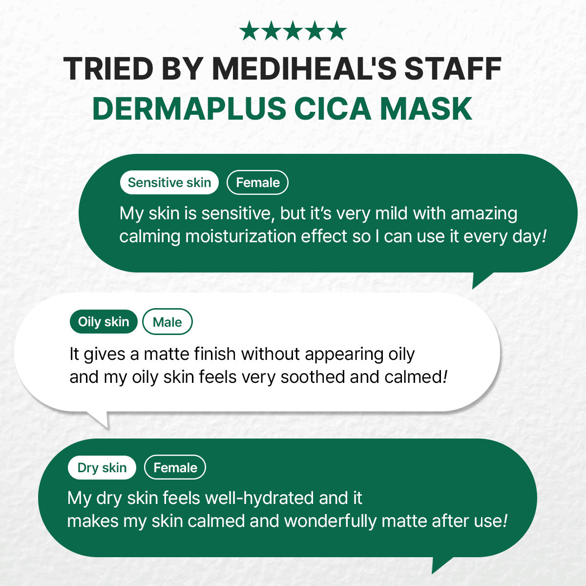 MEDIHEAL Dermaplus Cica Mask -10ea