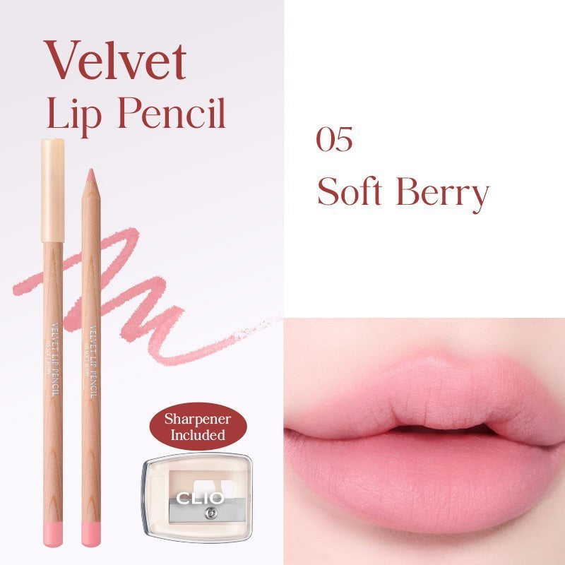 CLIO Velvet Lip Pencil Set - 12 Color to Choose