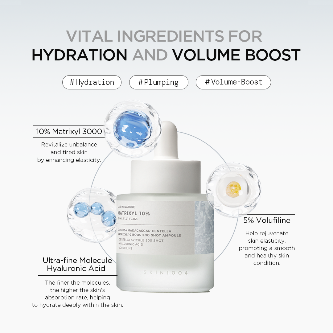 SKIN1004 Madagascar Centella Matrixyl 10 Boosting Shot Ampoule 30ml