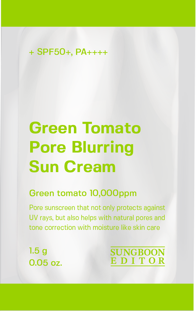 SUNGBOON EDITOR Green Tomato Pore Blurring Sun Cream 1.5g