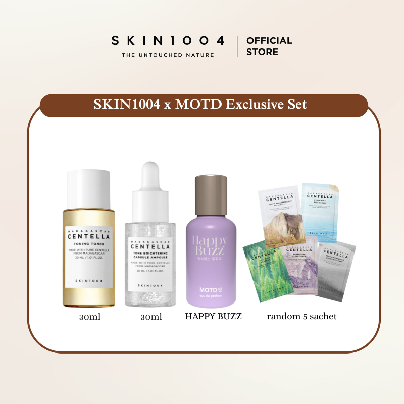 [Combo] SKIN1004 x MOTD Exclusive Travel Set (HAPPY BUZZ)