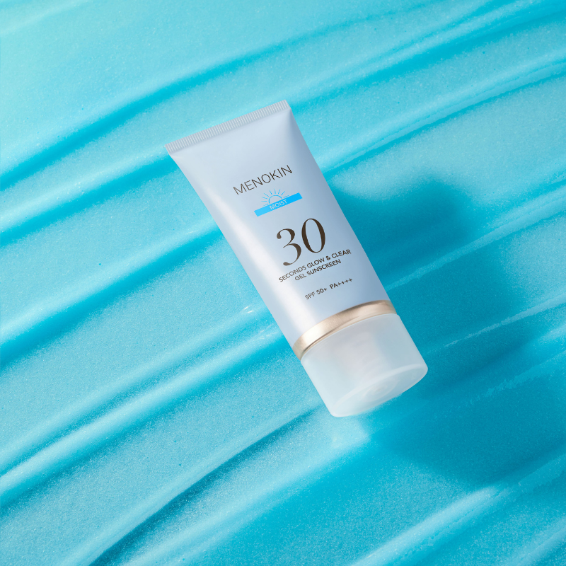 MENOKIN 30 Seconds Glow & Clear Gel Sunscreen [Moist]
