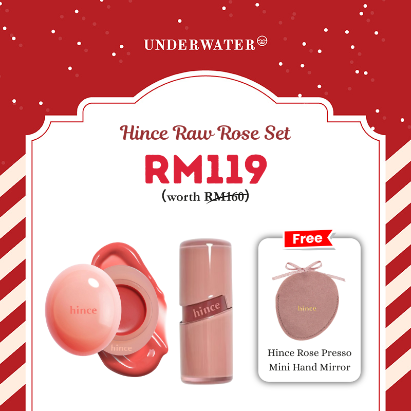 [Christmas Set] Hince Raw Rose Set