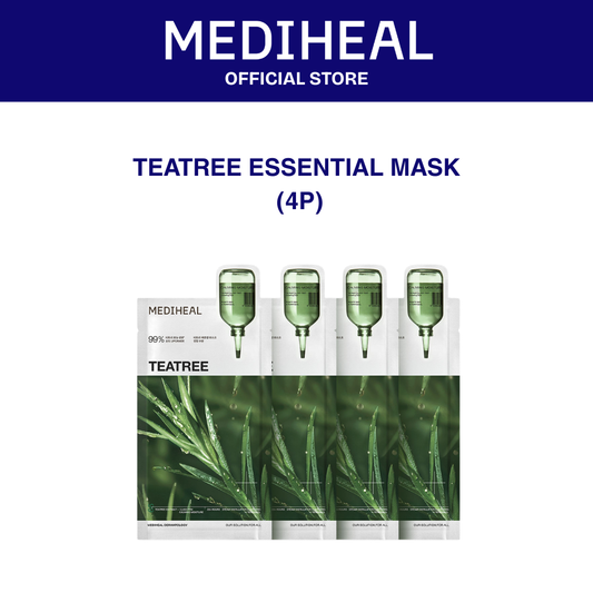 MEDIHEAL TEATREE ESSENTIAL MASK_CALMING MOISTURE - 4ea