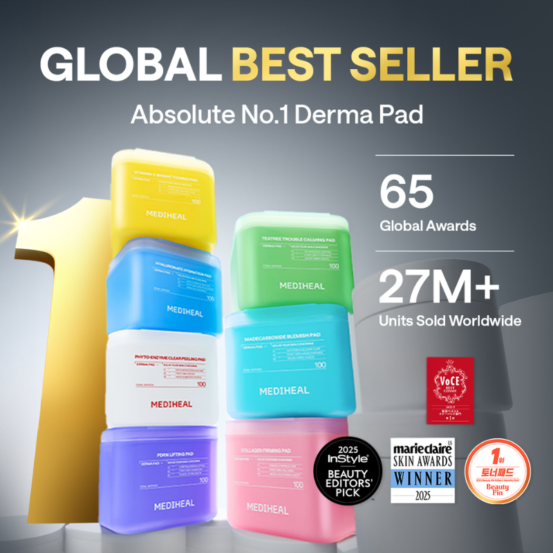 MEDIHEAL Toner Pad (Sets) - 7 Variants to Choose