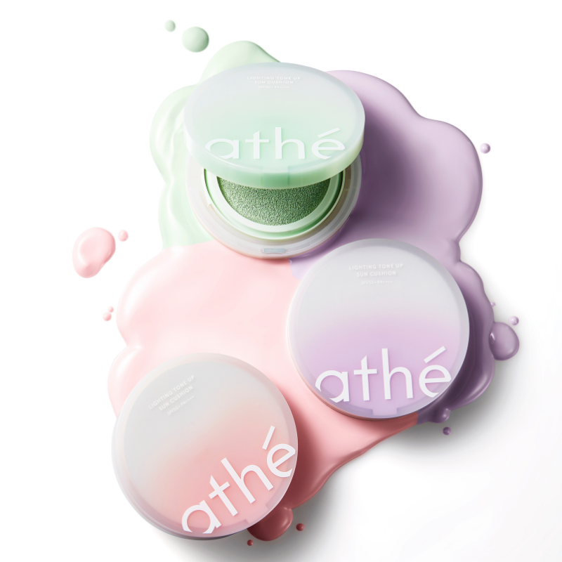 ATHE Lighting Tone Up Sun Cushion - 3 Colors to Choose