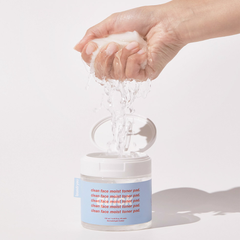 laundryou Clean Face Moist Toner Pad Quick - 60pcs