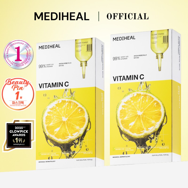 Bundle of 2 Mediheal Essential Mask (10ea x2)