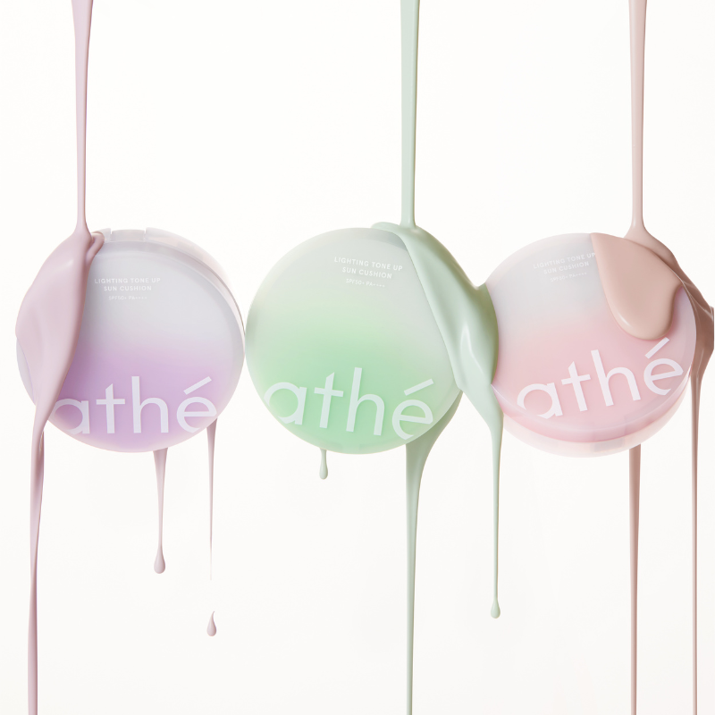 ATHE Lighting Tone Up Sun Cushion - 3 Colors to Choose
