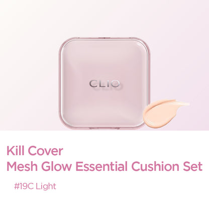 CLIO Kill Cover Mesh Glow Essential Cushion Set - 5 Color to Choose