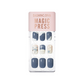 DASHING DIVA MAGICPRESS Regular Round Mani Mellow Snow MDR3W028RR