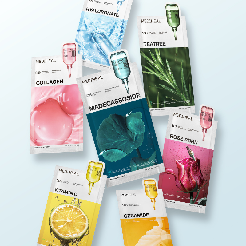 Bundle of 2 Mediheal Trial Pack Essential Mask (1ea x2)